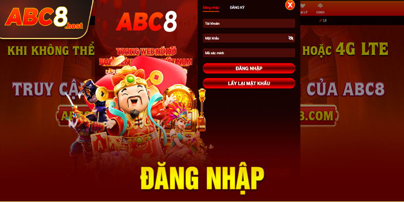Hướng dẫn đăng nhập xanh chín abc8